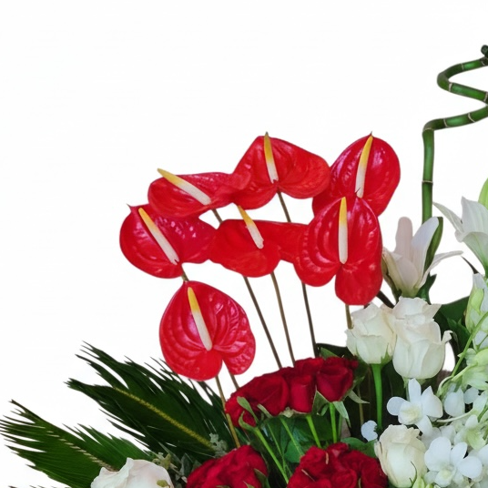Scarlet Symphony Arrangement luxury flowers DELIVERY TO Cairo AND Egypt
