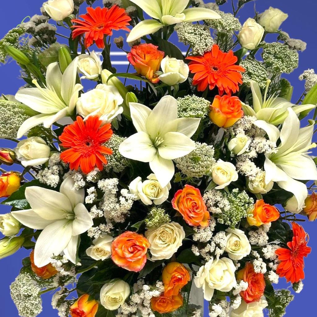 Sunset Symphony Flowers bouquet luxury flowers DELIVERY TO Cairo AND Egypt