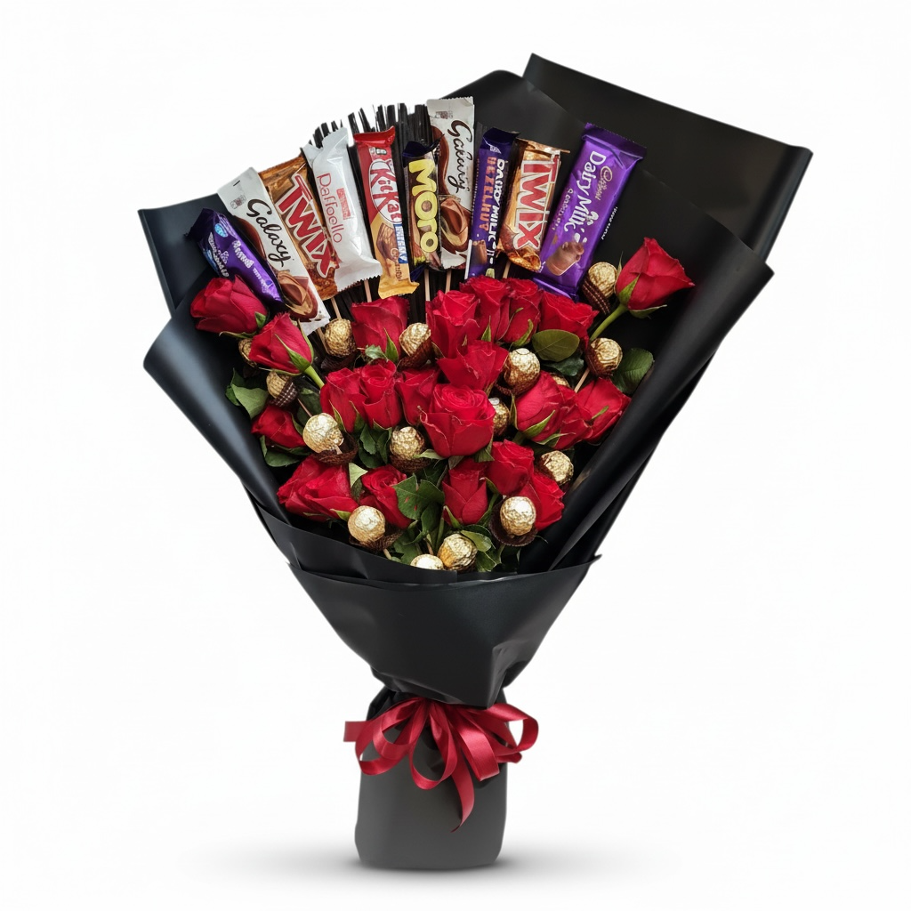 Sweet Indulgence Love Bouquet luxury flowers DELIVERY TO Cairo AND Egypt
