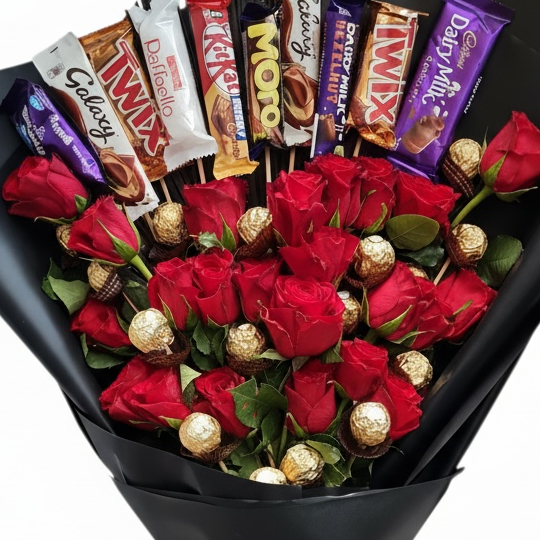 Sweet Indulgence Love Bouquet luxury flowers DELIVERY TO Cairo AND Egypt