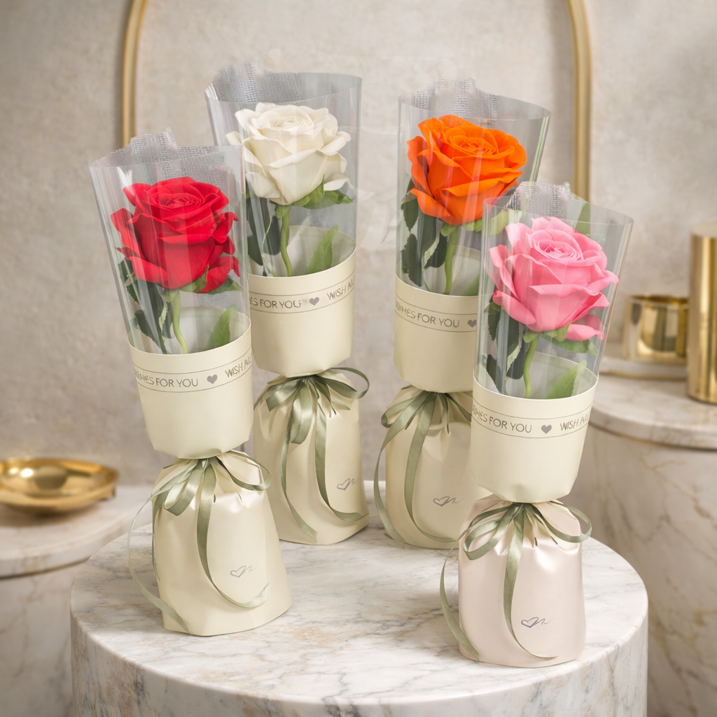 Single Rose Gift luxury flowers DELIVERY TO Cairo AND Egypt