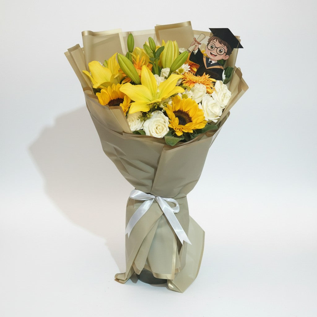 Bright Future Hand Bouquet luxury flowers DELIVERY TO Cairo AND Egypt