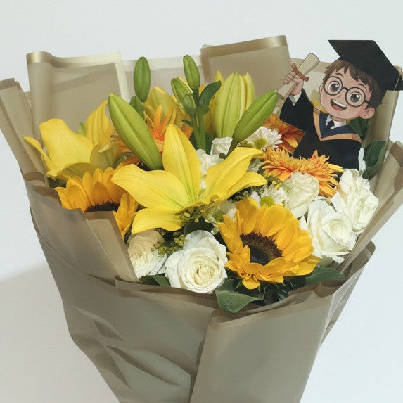 Bright Future Hand Bouquet luxury flowers DELIVERY TO Cairo AND Egypt