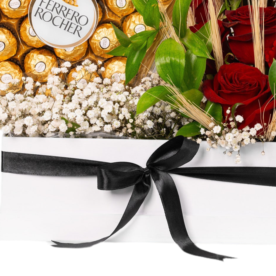 Scarlet Gold Signature Flowers bouquet luxury flowers DELIVERY TO Cairo AND Egypt