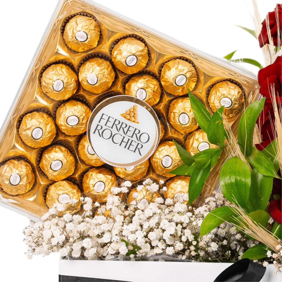 Scarlet Gold Signature Flowers bouquet luxury flowers DELIVERY TO Cairo AND Egypt