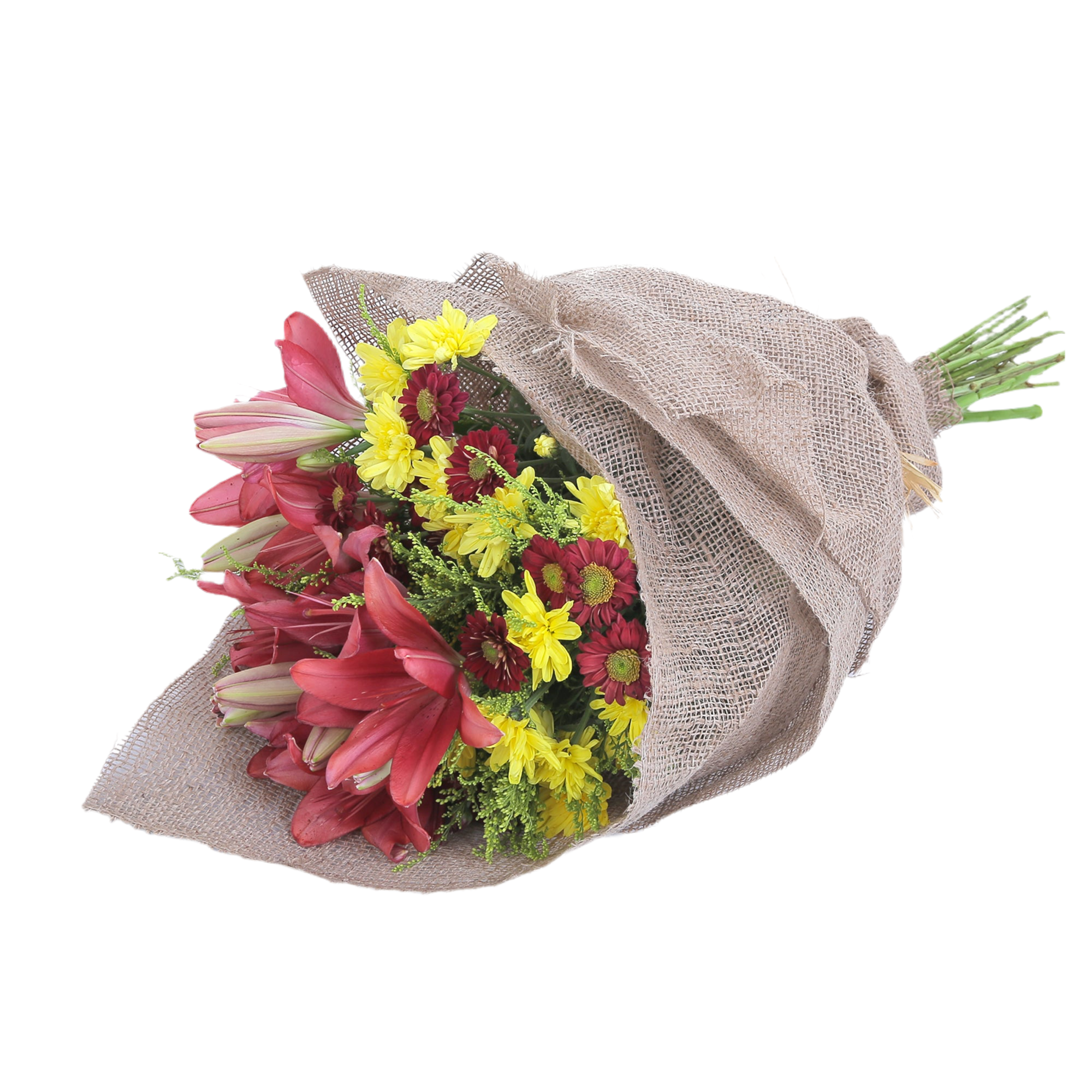 The Maroon Hand Bouquet luxury flowers DELIVERY TO Cairo AND Egypt