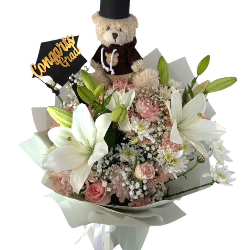 Celestial Promise Hand Bouquet luxury flowers DELIVERY TO Cairo AND Egypt