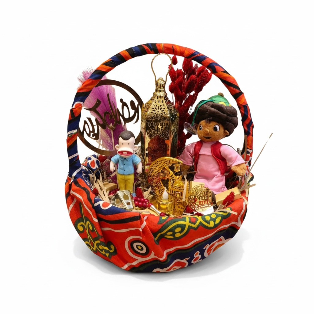 Hilal El Saada Basket 2 luxury flowers DELIVERY TO Cairo AND Egypt