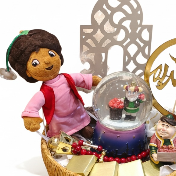 Qamar El Farha Basket luxury flowers DELIVERY TO Cairo AND Egypt