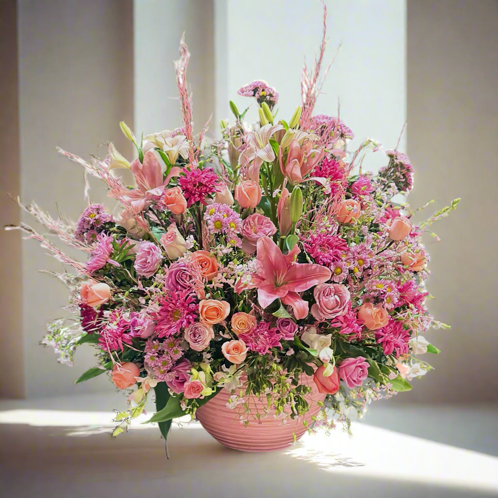 Rosé Meadow luxury flowers DELIVERY TO Cairo AND Egypt