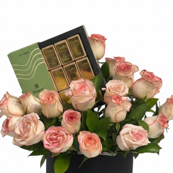 Golden Blush luxury flowers DELIVERY TO Cairo AND Egypt