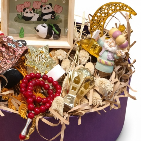 Noor El Bayt Hamper luxury flowers DELIVERY TO Cairo AND Egypt