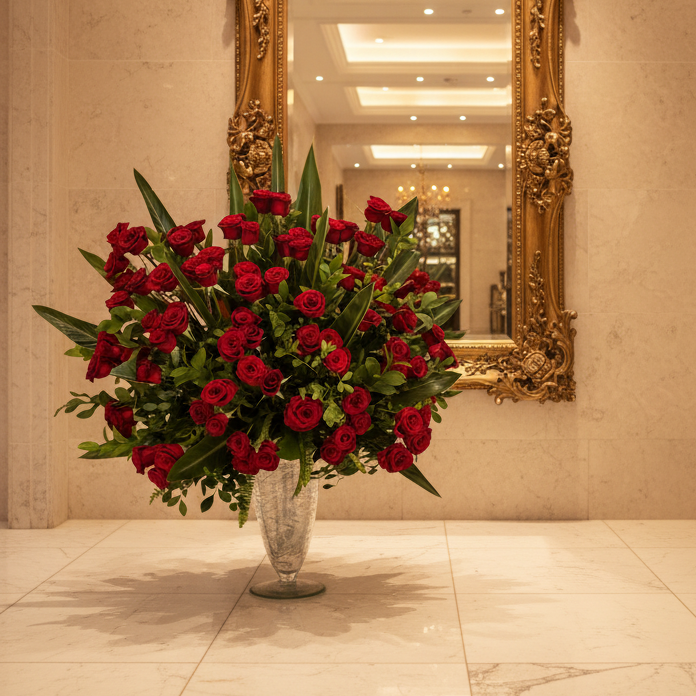 Floral Fireworks Vase luxury flowers DELIVERY TO Cairo AND Egypt