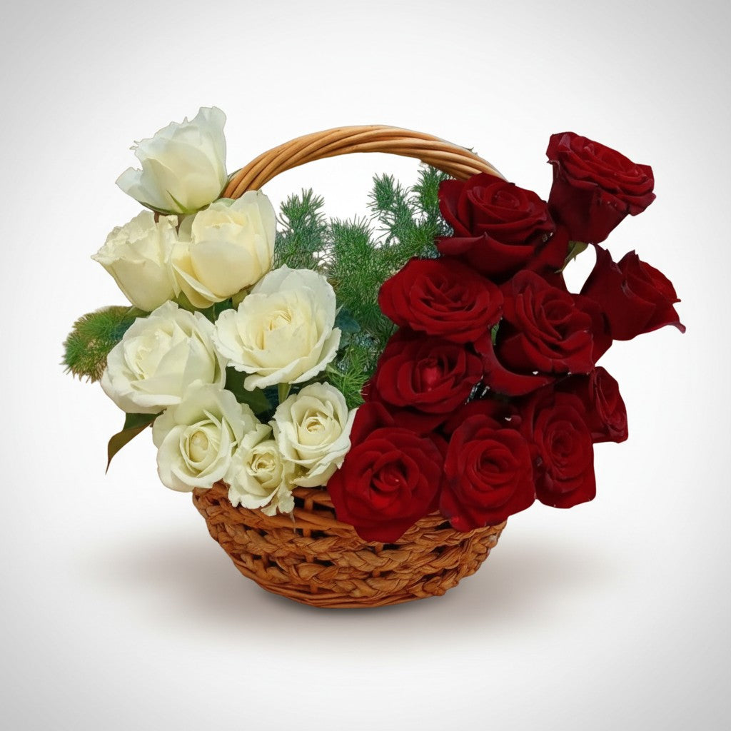 Duality Rouge Basket luxury flowers DELIVERY TO Cairo AND Egypt