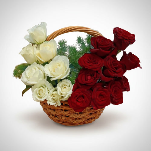 Duality Rouge Basket luxury flowers DELIVERY TO Cairo AND Egypt