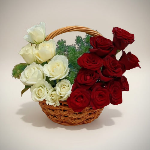 Duality Rouge Basket luxury flowers DELIVERY TO Cairo AND Egypt