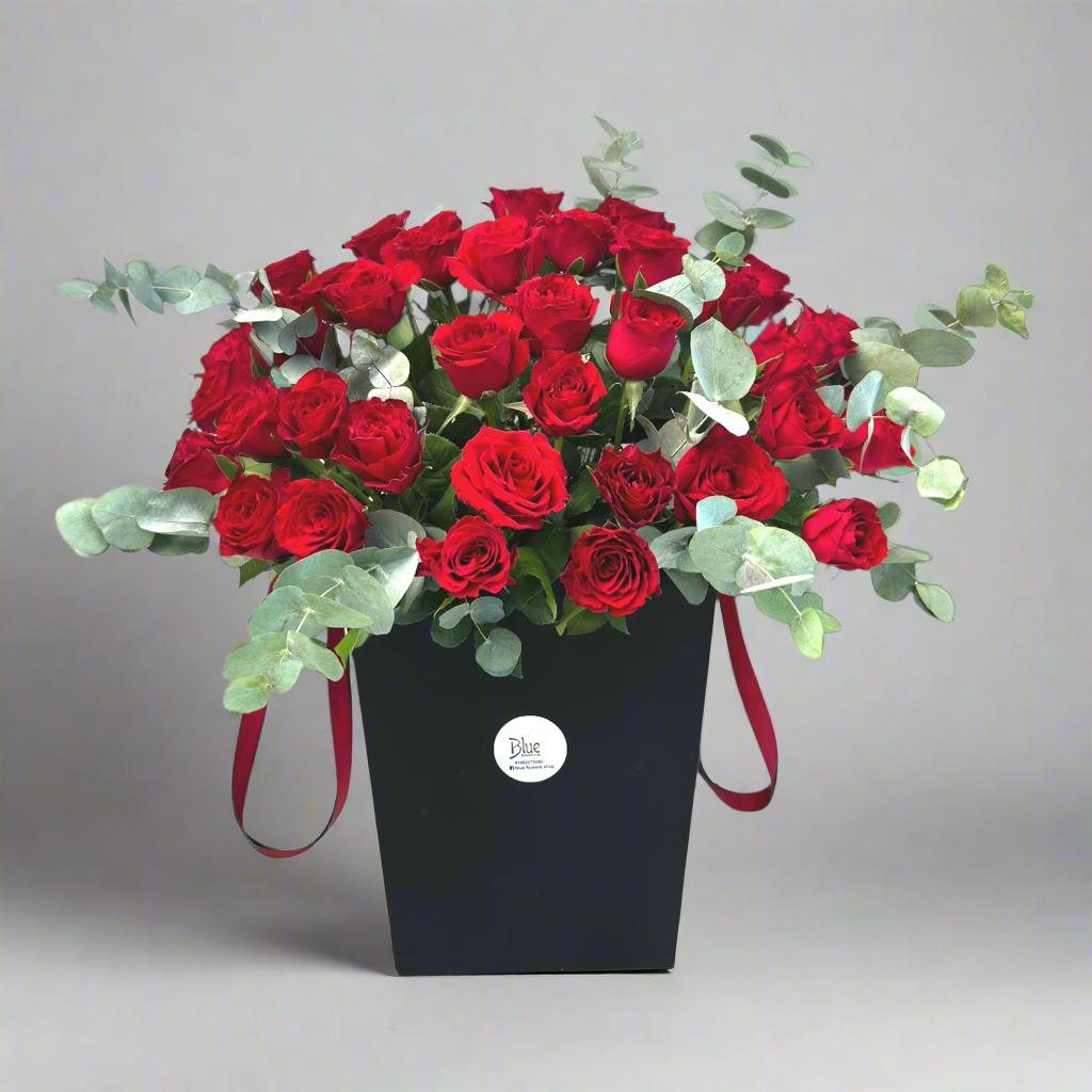 Scarlet Serenity Flowers bouquet luxury flowers DELIVERY TO Cairo AND Egypt