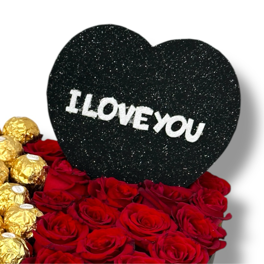 Heart of Gold luxury flowers DELIVERY TO Cairo AND Egypt