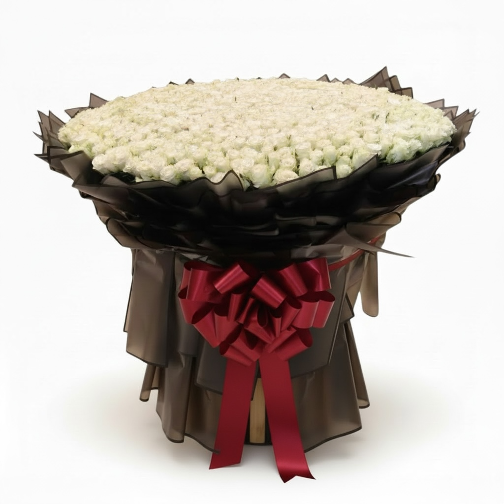 Infinity Rose Majesty Hand Bouquet luxury flowers DELIVERY TO Cairo AND Egypt