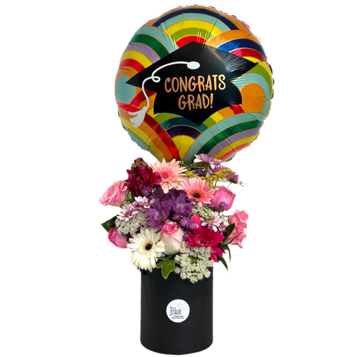 Colorful Success Box luxury flowers DELIVERY TO Cairo AND Egypt