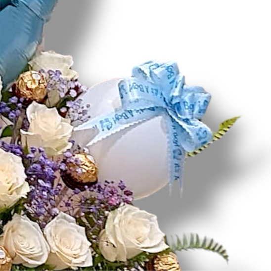 Azure Bliss Box luxury flowers DELIVERY TO Cairo AND Egypt