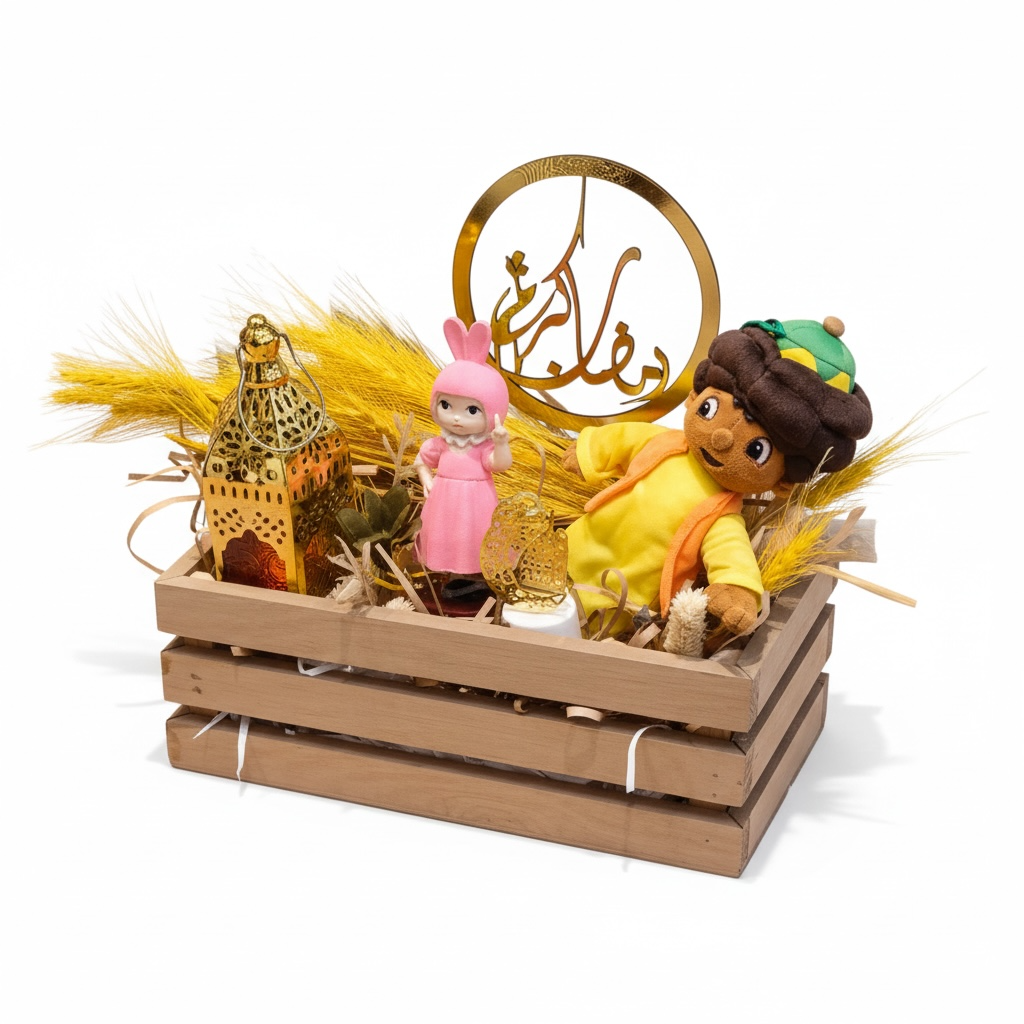 Ramadan Nights Wooden Crate luxury flowers DELIVERY TO Cairo AND Egypt