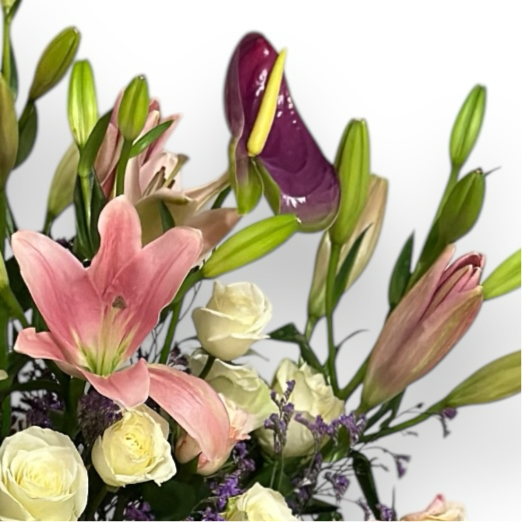 Crimson Cheers Vase luxury flowers DELIVERY TO Cairo AND Egypt