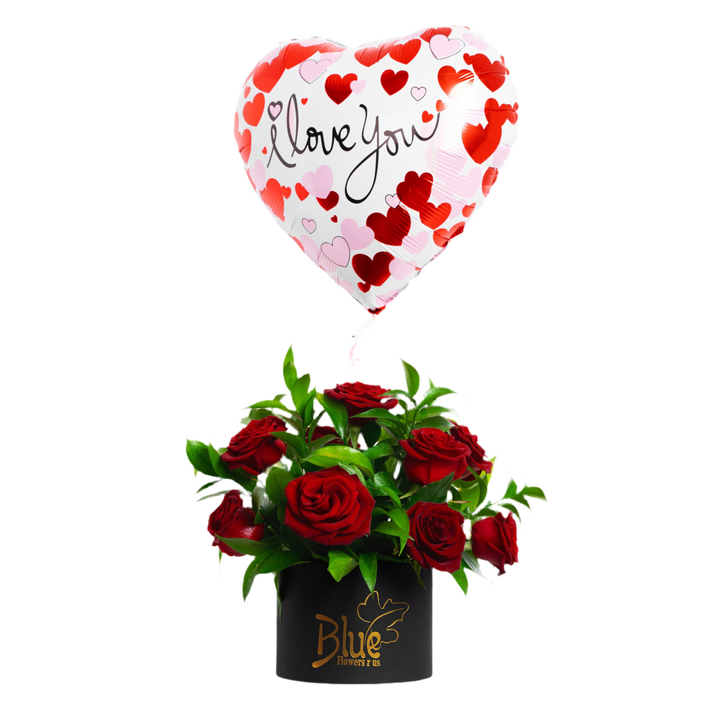 Heart & Roses Box Box luxury flowers DELIVERY TO Cairo AND Egypt