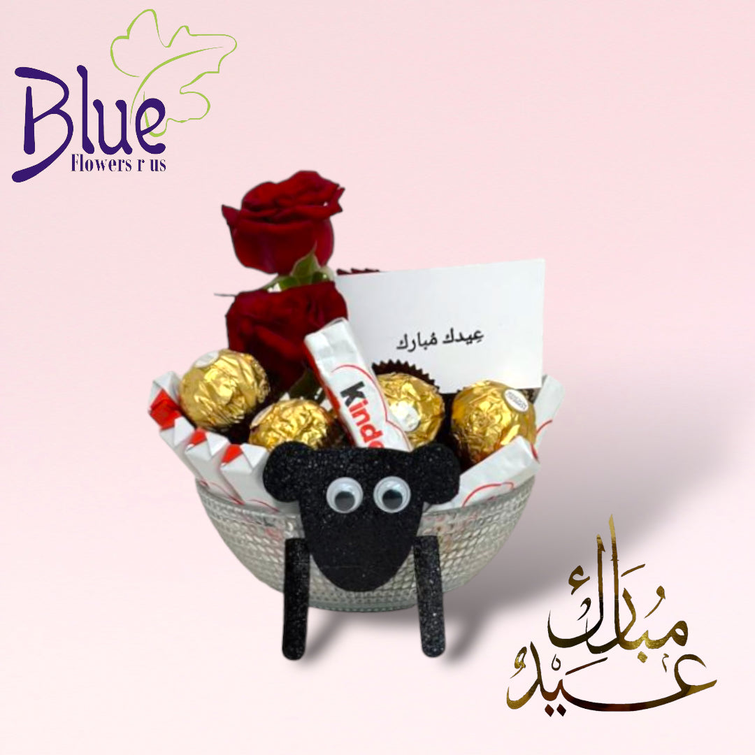 Sheep's Sweet Embrace luxury flowers DELIVERY TO Cairo AND Egypt