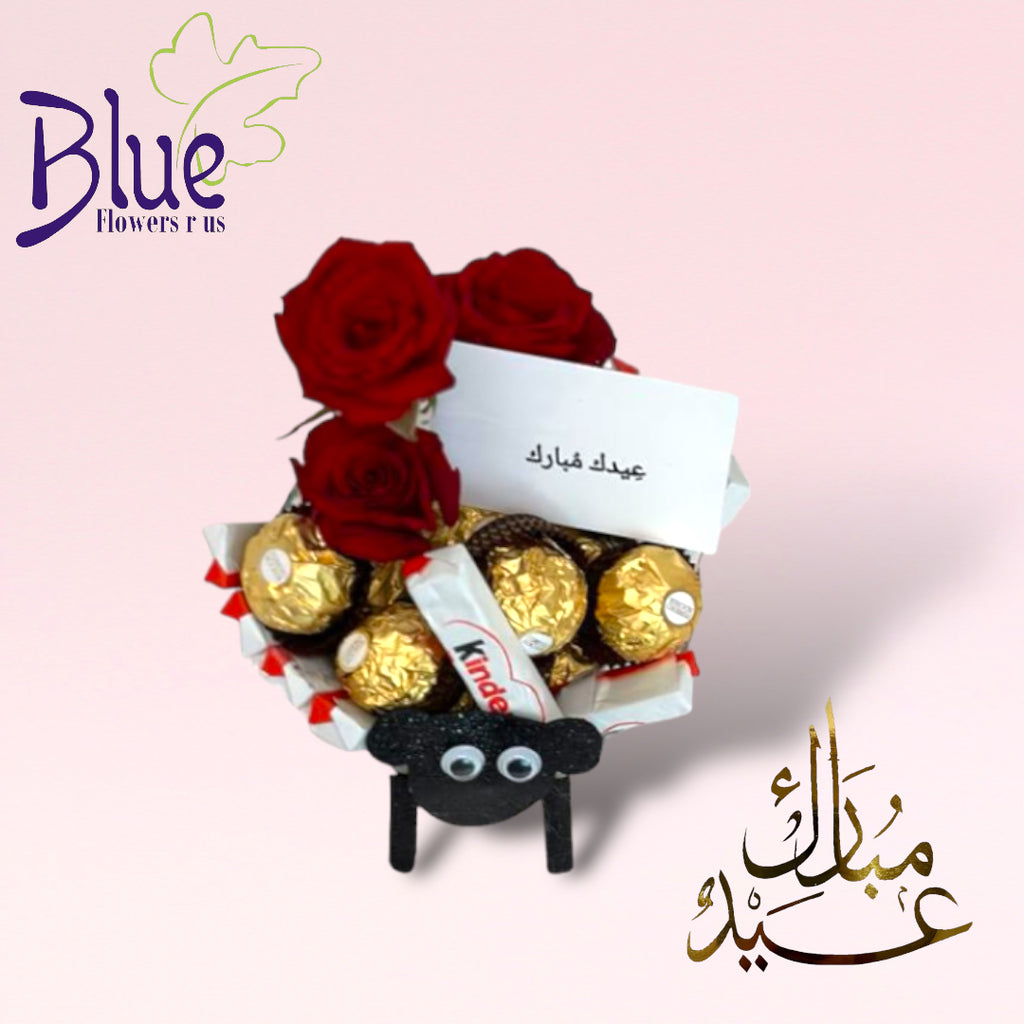 Sheep's Sweet Embrace luxury flowers DELIVERY TO Cairo AND Egypt