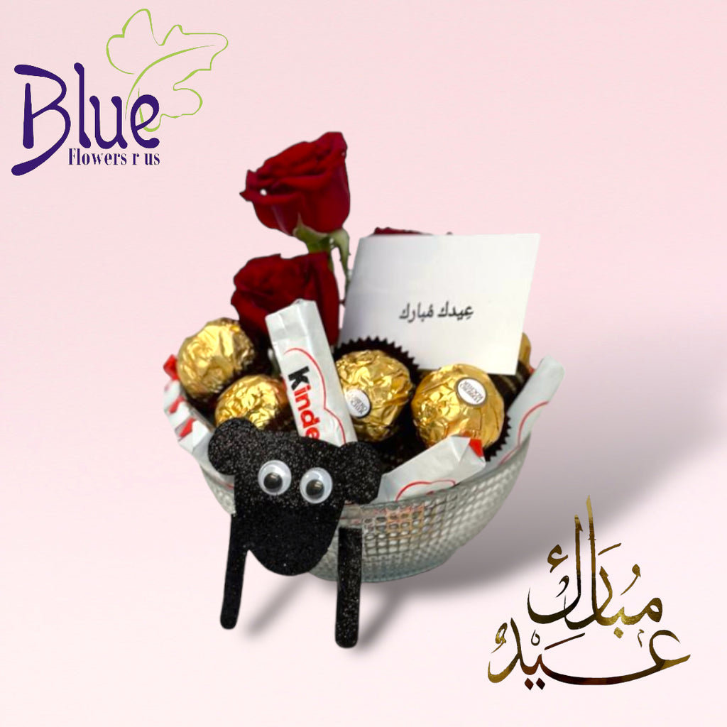 Sheep's Sweet Embrace luxury flowers DELIVERY TO Cairo AND Egypt