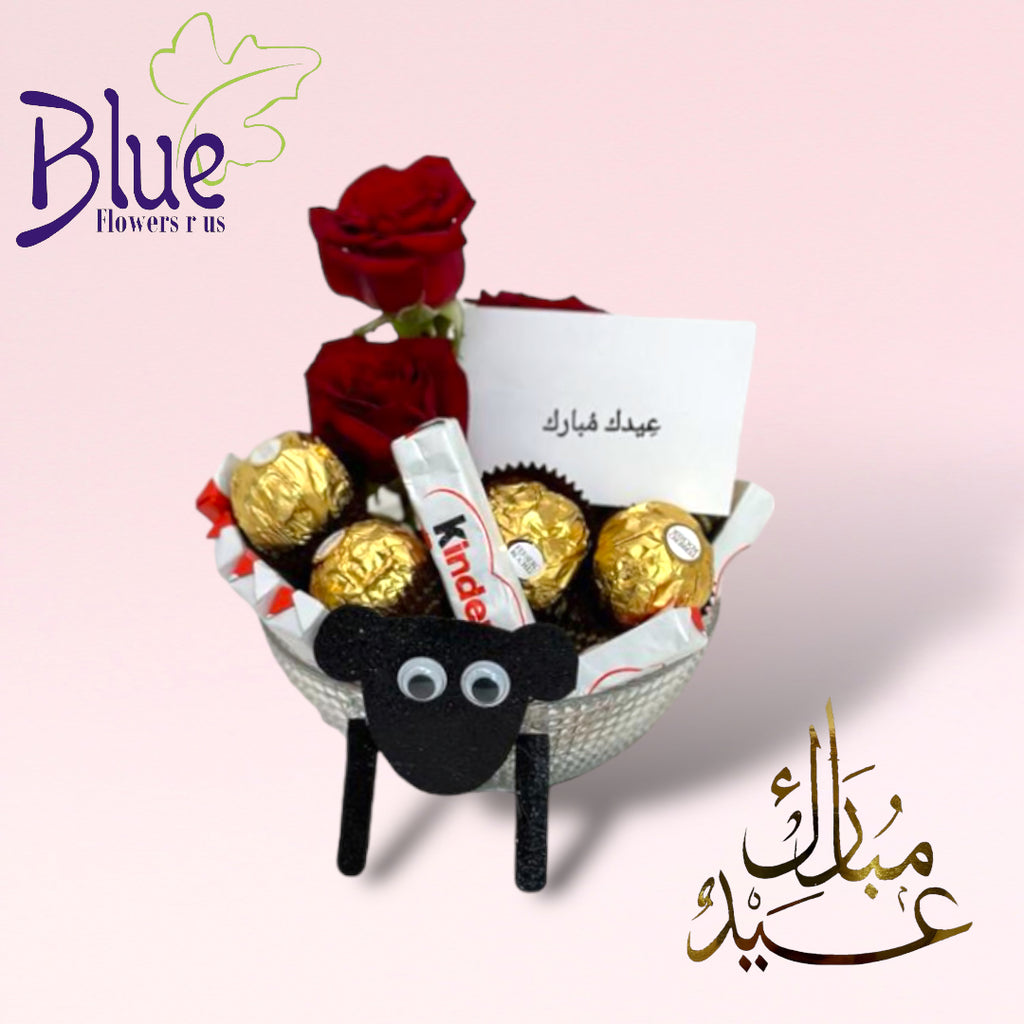 Sheep's Sweet Embrace luxury flowers DELIVERY TO Cairo AND Egypt