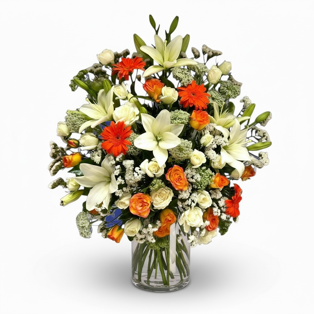 Sunset Symphony Flowers bouquet luxury flowers DELIVERY TO Cairo AND Egypt