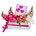 Sweetheart Bloom Box luxury flowers DELIVERY TO Cairo AND Egypt
