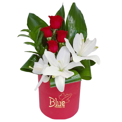 Crimson Étoile Box Box luxury flowers DELIVERY TO Cairo AND Egypt