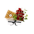 Scarlet Gold Signature Flowers bouquet luxury flowers DELIVERY TO Cairo AND Egypt