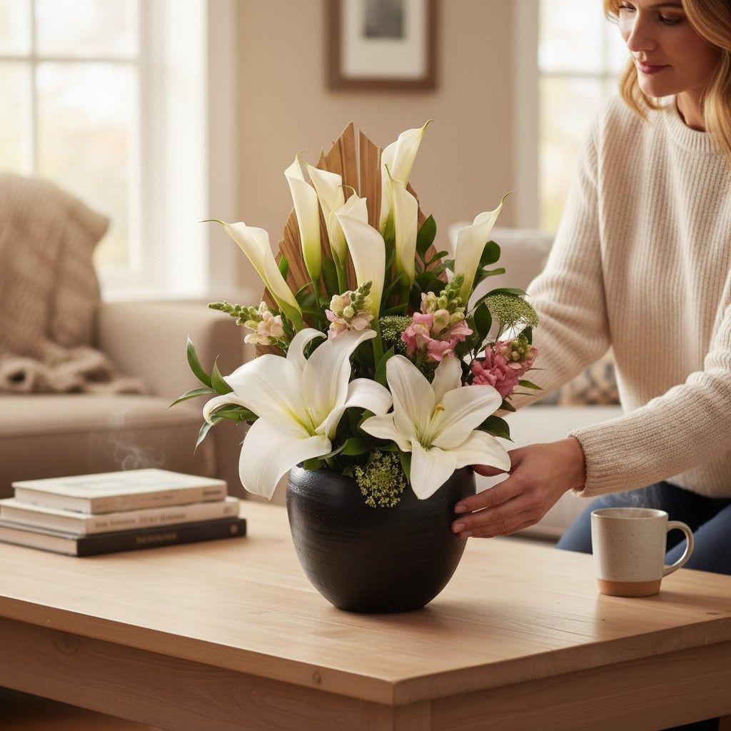 Ivory Poise Flowers bouquet luxury flowers DELIVERY TO Cairo AND Egypt