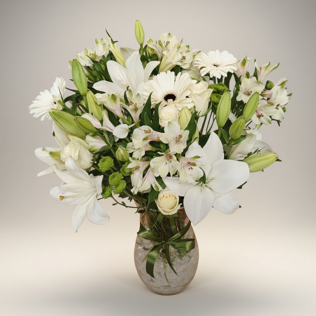 Lumière Blanche luxury flowers DELIVERY TO Cairo AND Egypt