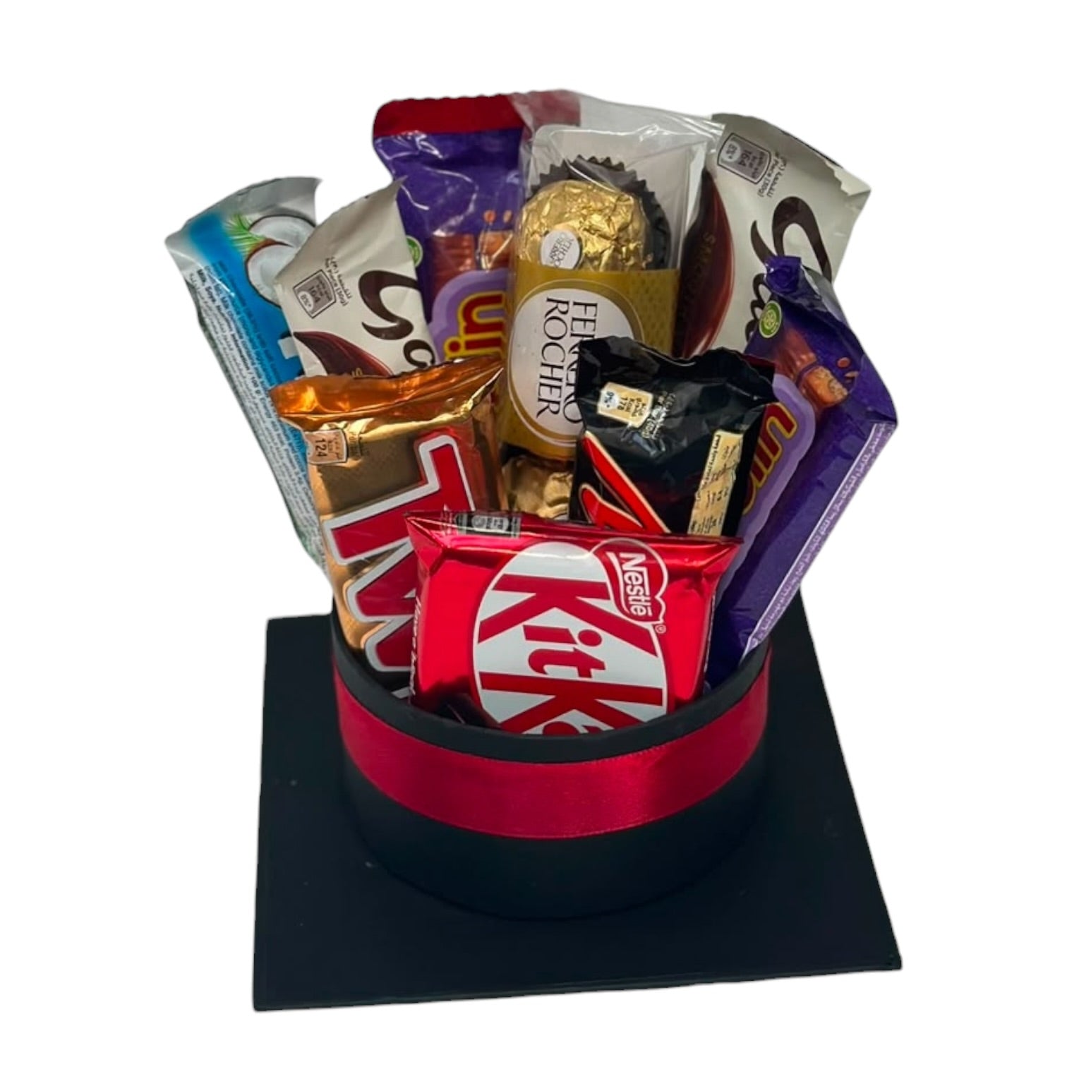 Add an extra touch of luxurious Chocolate Cap luxury flowers DELIVERY TO Cairo AND Egypt