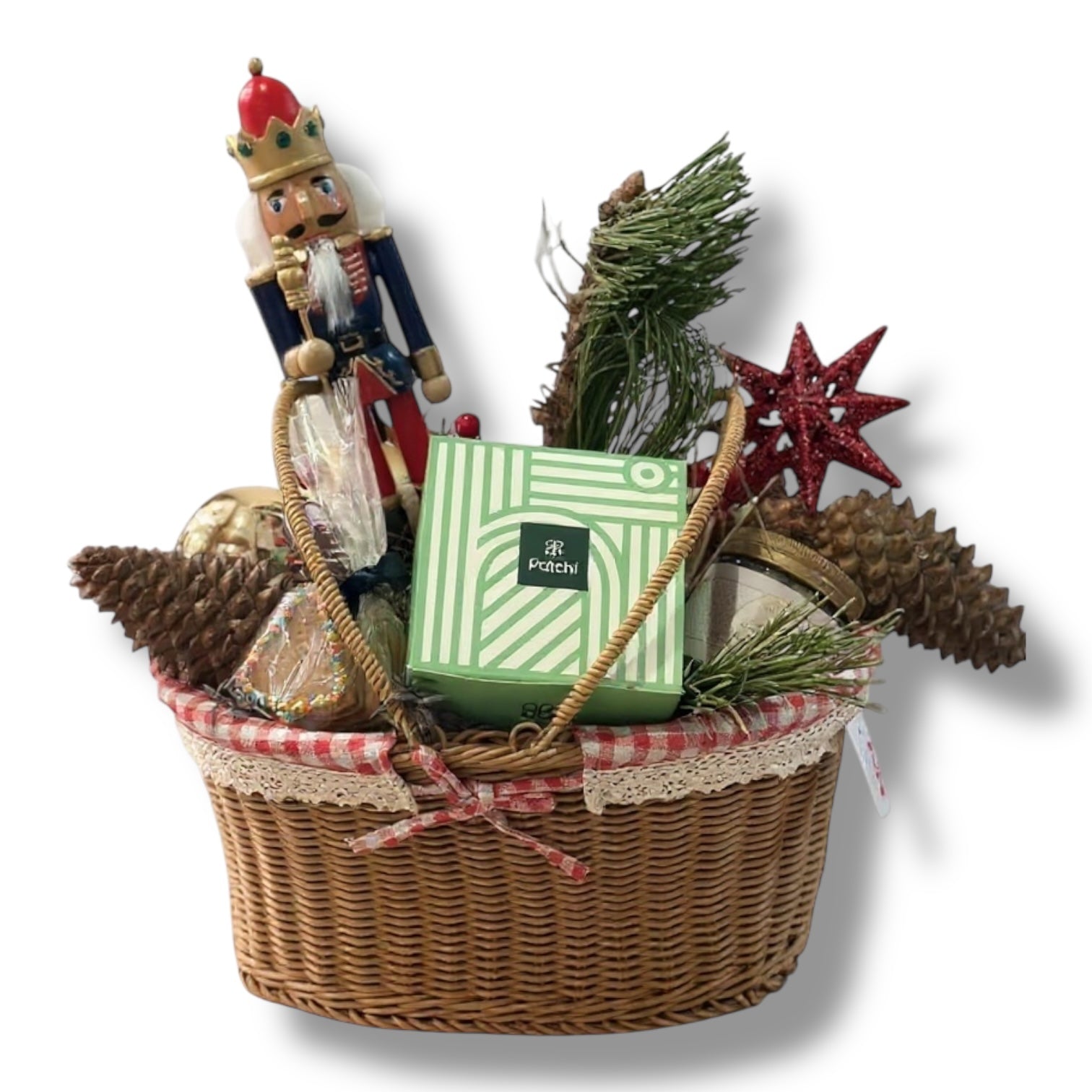Nutcracker Christmas Basket luxury flowers DELIVERY TO Cairo AND Egypt