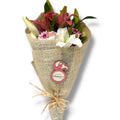 Women’s Day - Elegant Lily Bloom Flowers bouquet luxury flowers DELIVERY TO Cairo AND Egypt