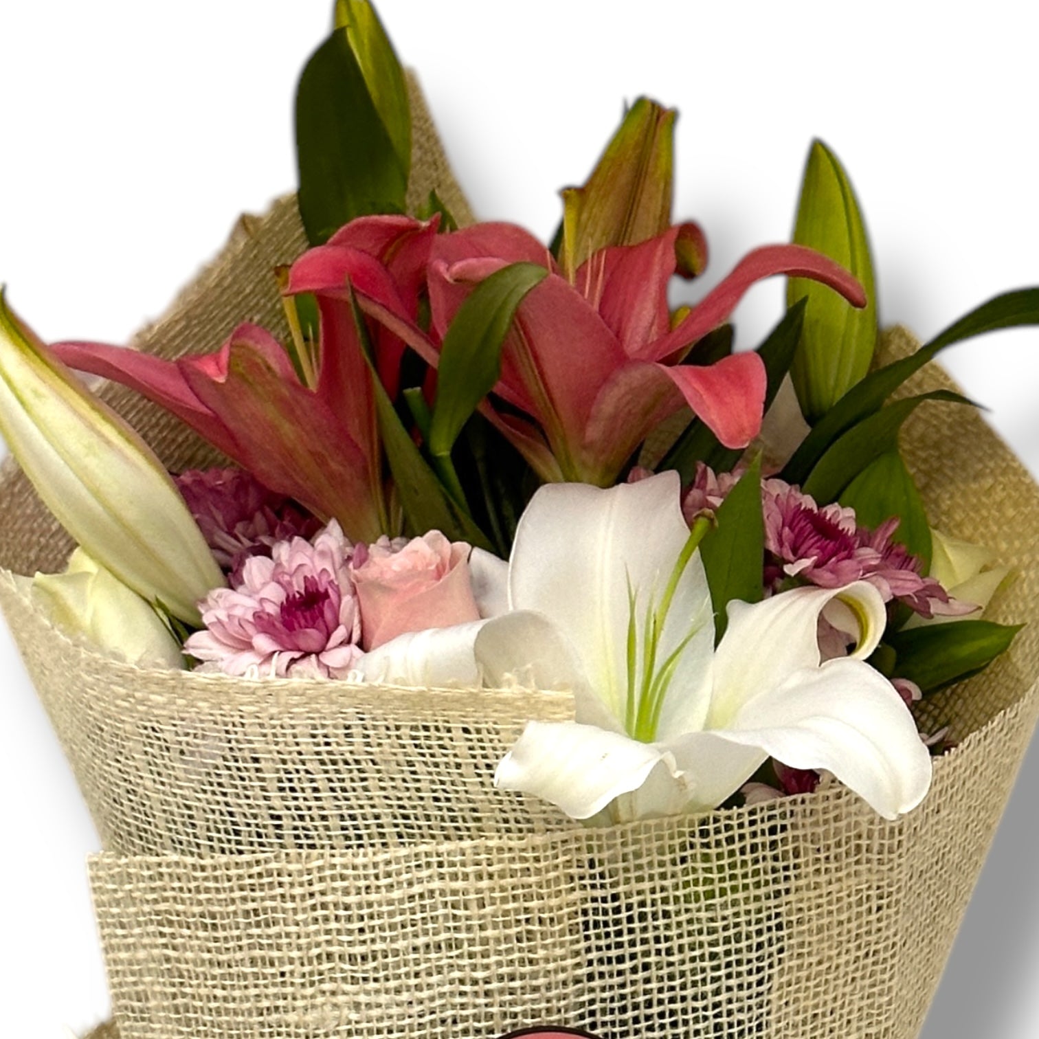 Women’s Day - Elegant Lily Bloom Flowers bouquet luxury flowers DELIVERY TO Cairo AND Egypt