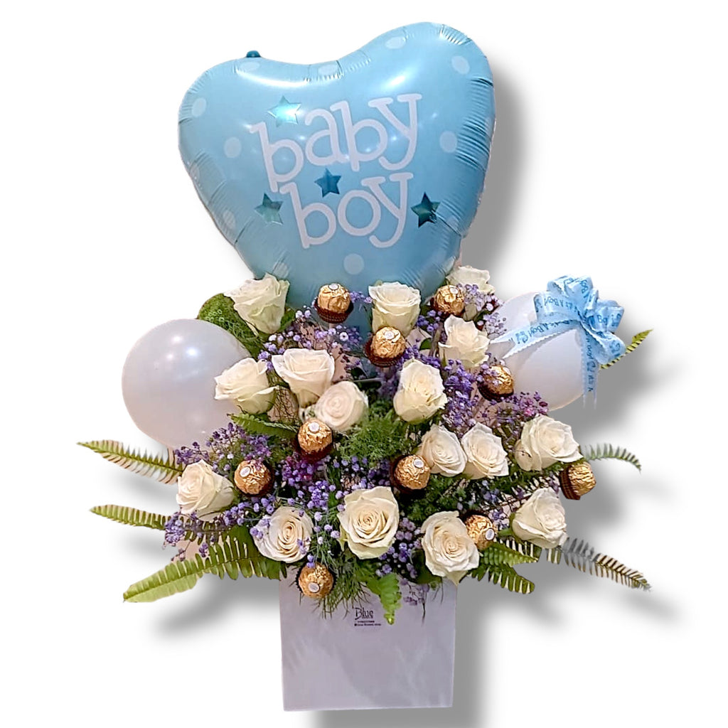 Azure Bliss Box luxury flowers DELIVERY TO Cairo AND Egypt