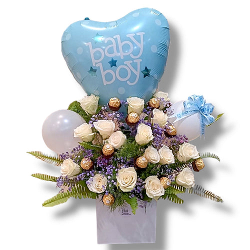 Azure Bliss Box luxury flowers DELIVERY TO Cairo AND Egypt