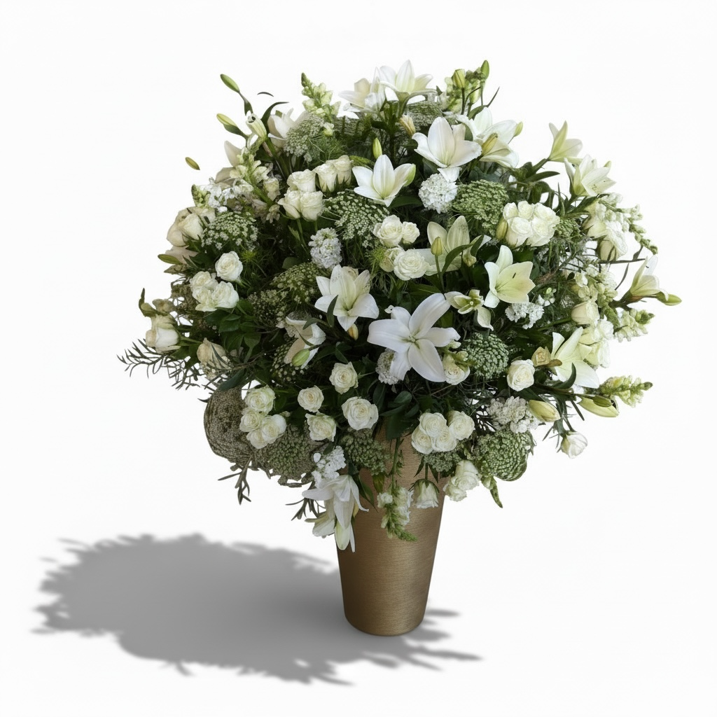 Ivory Garden Luxury Vase luxury flowers DELIVERY TO Cairo AND Egypt