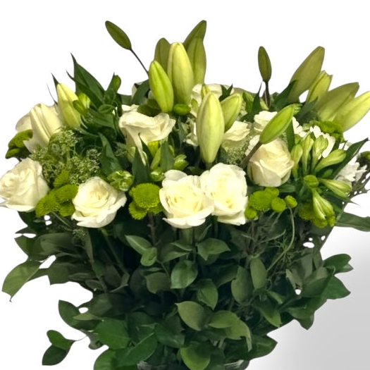 White Lily Grace Bouquet luxury flowers DELIVERY TO Cairo AND Egypt