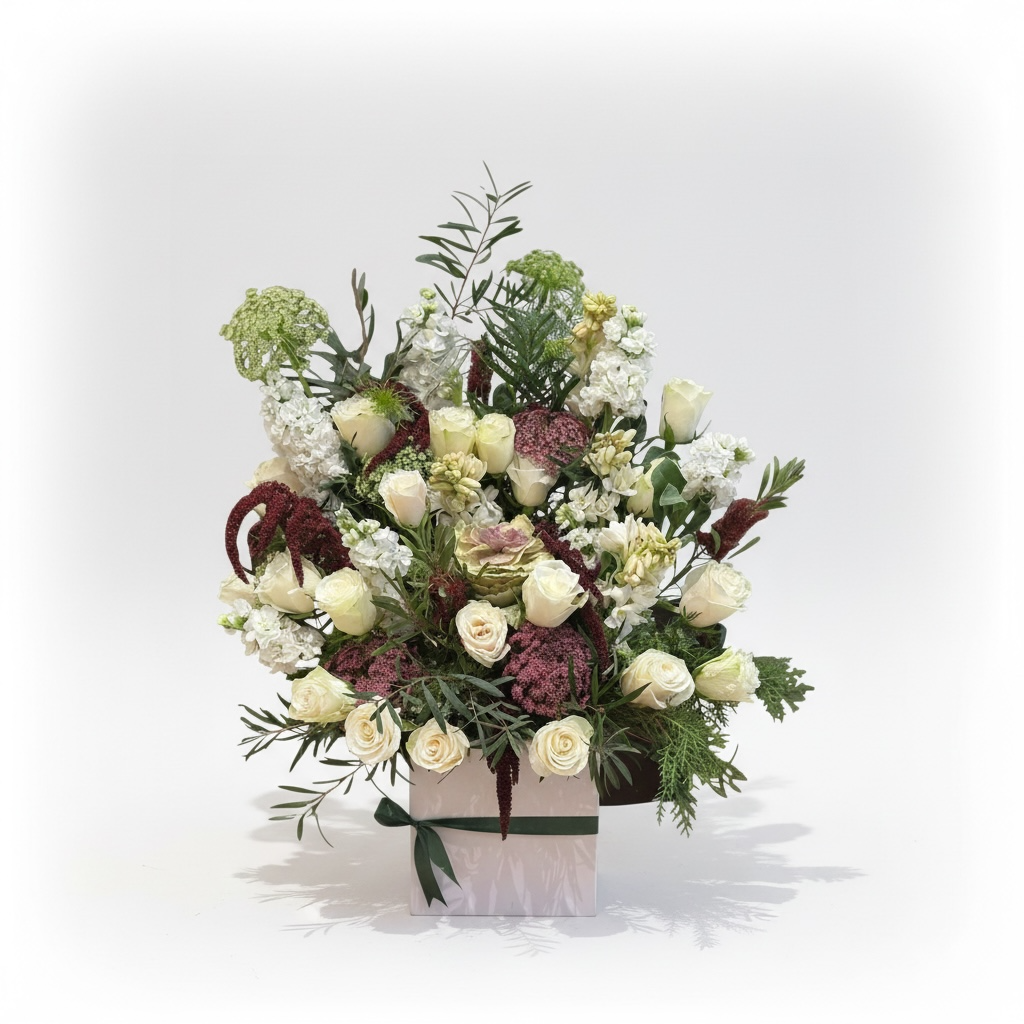 Ivory Botanical Charm luxury flowers DELIVERY TO Cairo AND Egypt