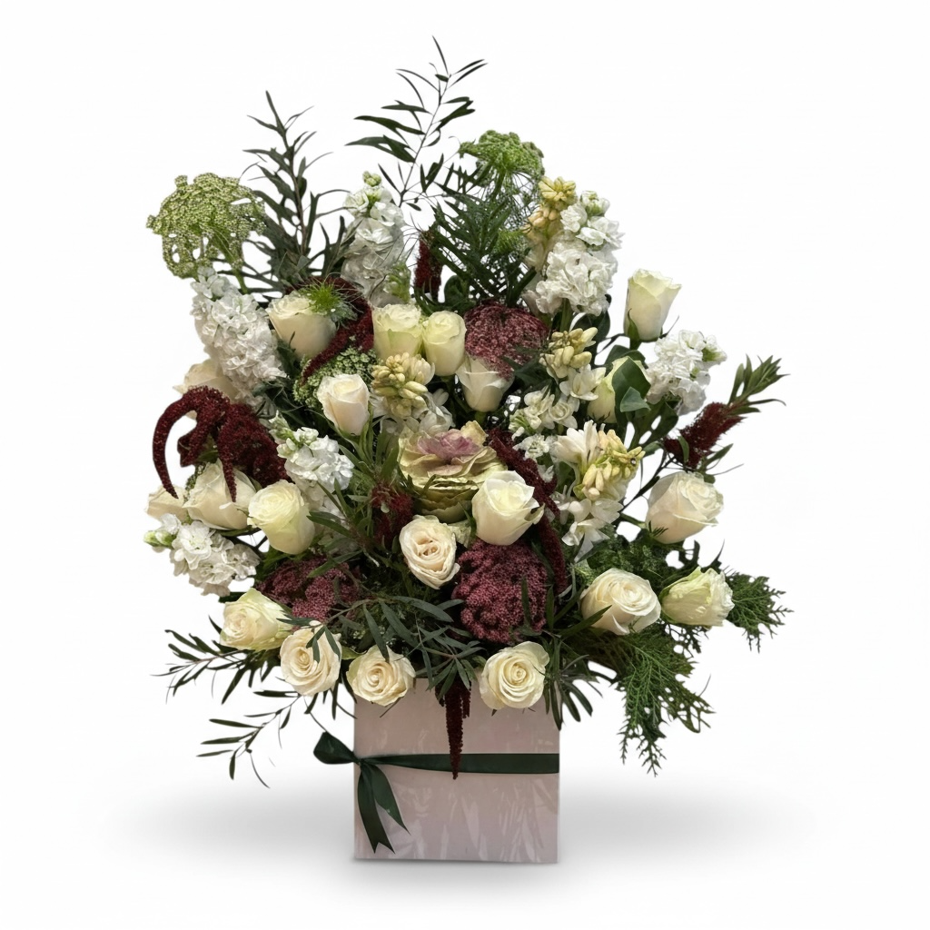 Ivory Botanical Charm luxury flowers DELIVERY TO Cairo AND Egypt