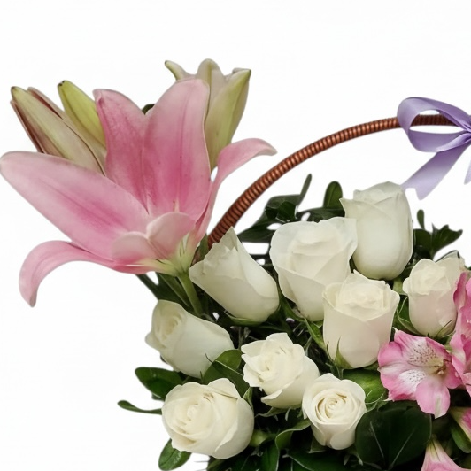 Garden Grace Basket luxury flowers DELIVERY TO Cairo AND Egypt