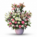 Blush Harmony Vase Flowers bouquet luxury flowers DELIVERY TO Cairo AND Egypt
